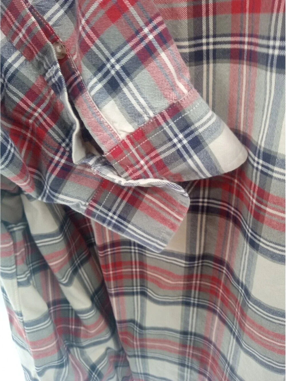 J. Crew Shirt Mens XL Multicolor Plaid Tartan Vintage Oxford Button Up Casual